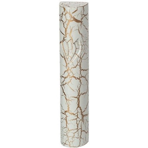 Polyresin Mezuzah 15 cm- White Marble