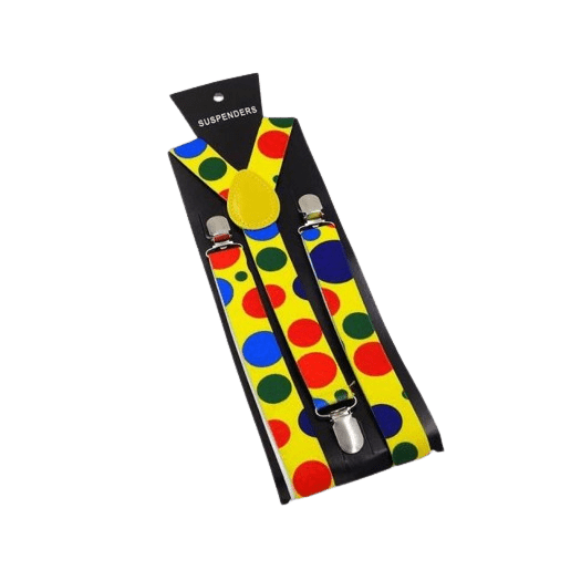 Purim Clown suspenders