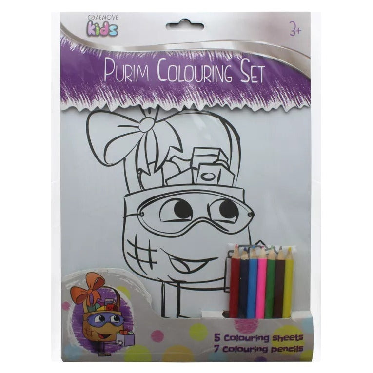 Purim Colouring Set