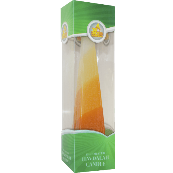 Pyramid Shaped Havdalah Candle - Multi Colors