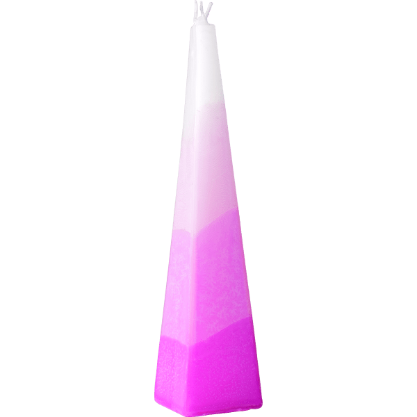 Pyramid Shaped Havdalah Candle - Multi Colors