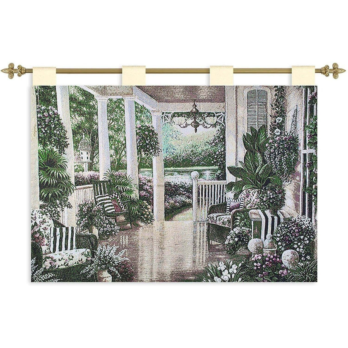 Ralcim Cotton Jacquard Woven Tapestry Wall Hanging Sunday Afternoon II 28"x 40"