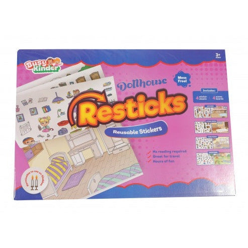 Reusable stickers Dollhouse