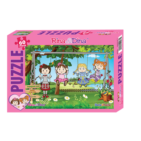 Rina and Dina Friendship Park Puzzle - 60 Pieces