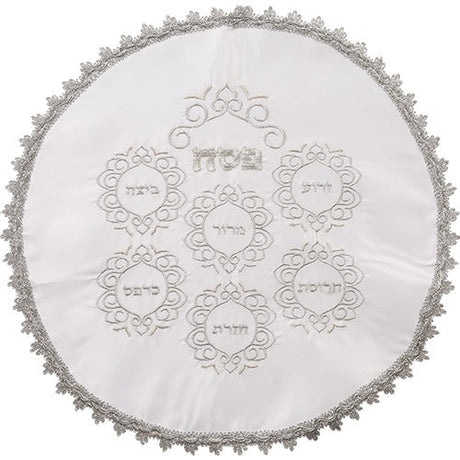 SATIN PASSOVER COVER 47 CM, WITH EMBROIDERY