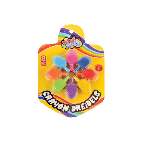 Izzy 'n' Dizzy Crayon Dreidels 8-pk