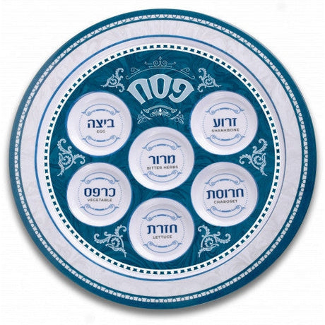 Seder Plate - Melamine Marble Design