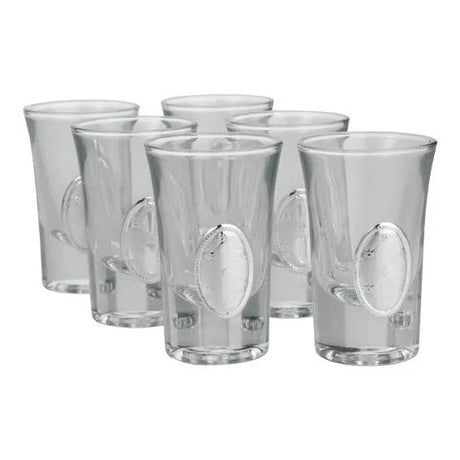 Set Of 6 Cups With Silver