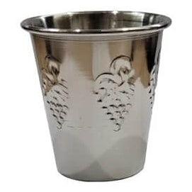 Sheer Kiddush Cup Grape deisgn Stainless Steel