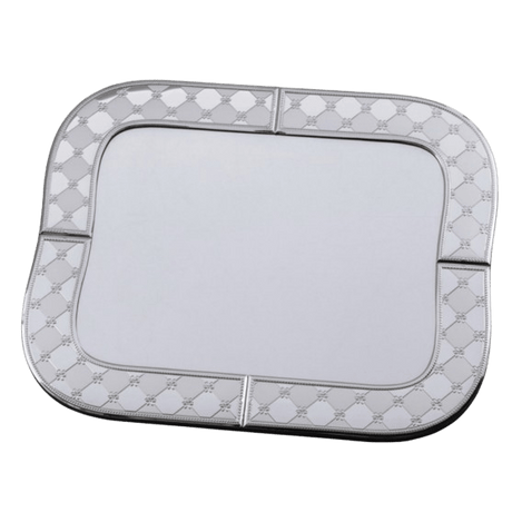 Silver Chess Mirror Tray