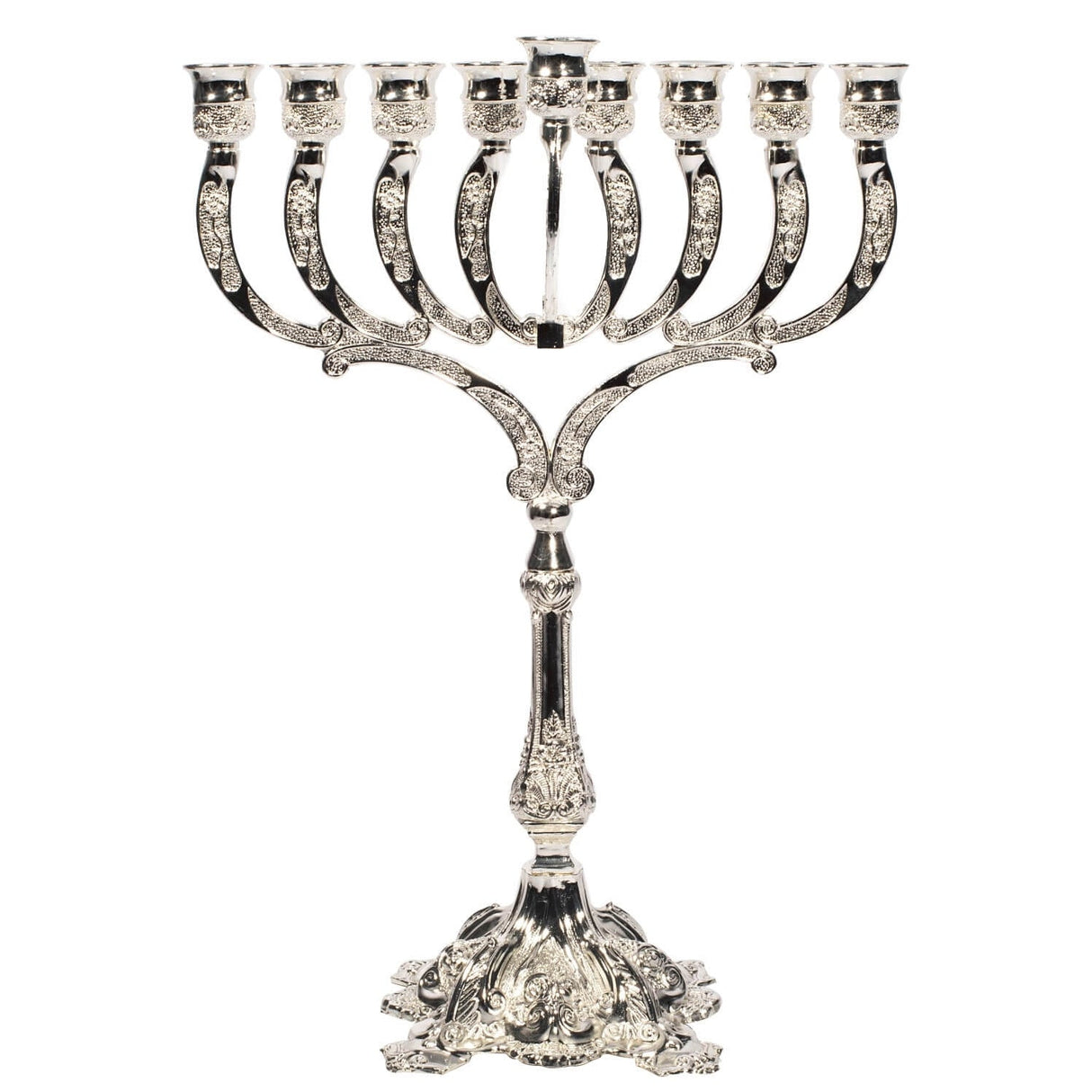 Silver Plated 12" Menorah