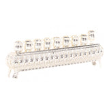 Silver-Plated Low-Lying Oil Menorah