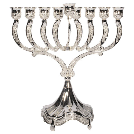 Silver Plated Menorah - 11"