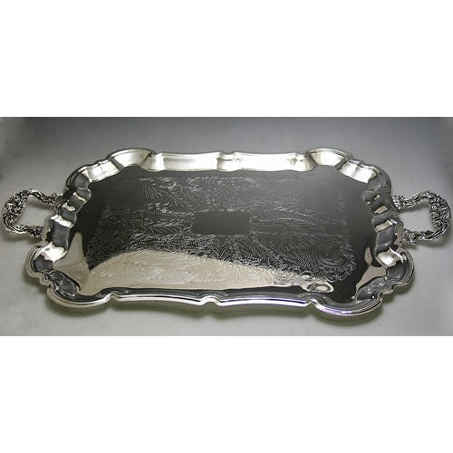 SILVER PLATED Tray 19x13