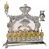 Silver Plated Wall Menorah