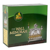 Silver Plated Wall Menorah