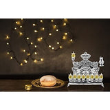 Silver Plated Wall Menorah