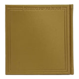 SQUARE LUCITE HOLDER 5 GOLD זמירות לשבת ויום טוב מרובע עם אידישע געזאנגען - כפתור ופרח