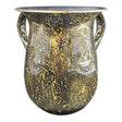 Stainless Washing Cup Yellow & Black Splashes