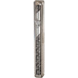 Transparent Plastic Mezuzah With Rubber Cork 20 Cm- With The Letter Shin And Plaque