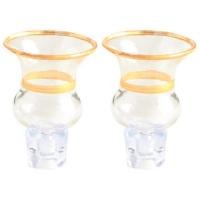 Round Oil Cups (Glass - ART) 2Pc.