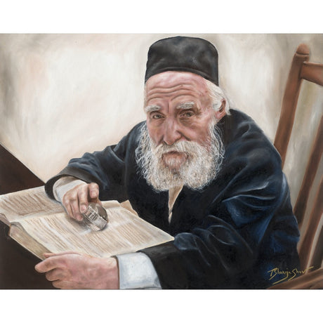 Vinyl Painting Poster Reb Moishe Feinstein