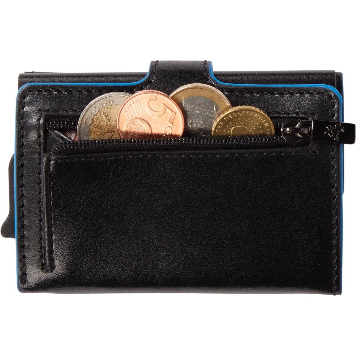 Visconti Leather Card Holder - Card Holder for Men and Women - Wallet RFID - Black ALP97 Blk