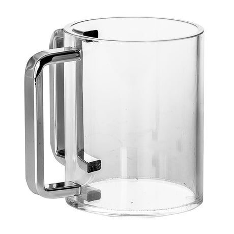 Wash Cup Lucite Silver handles