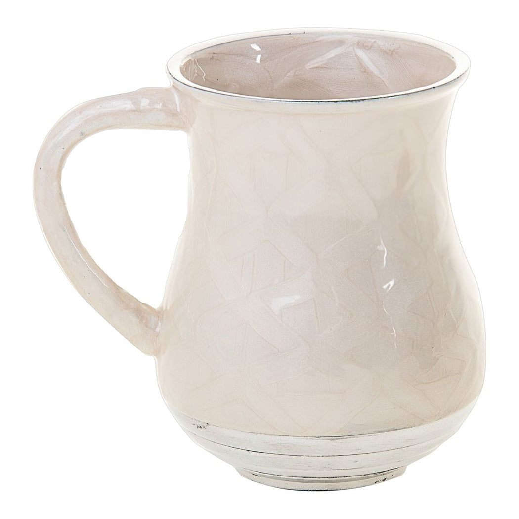 Wash Cup Off White Enamel