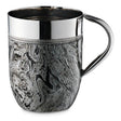 Wash Cup Polished With Silver Abstract Stainless Steel