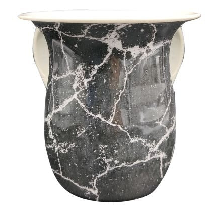 Washing Cup - Black Marble