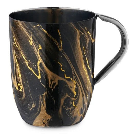 Washing Cup Black With Gold