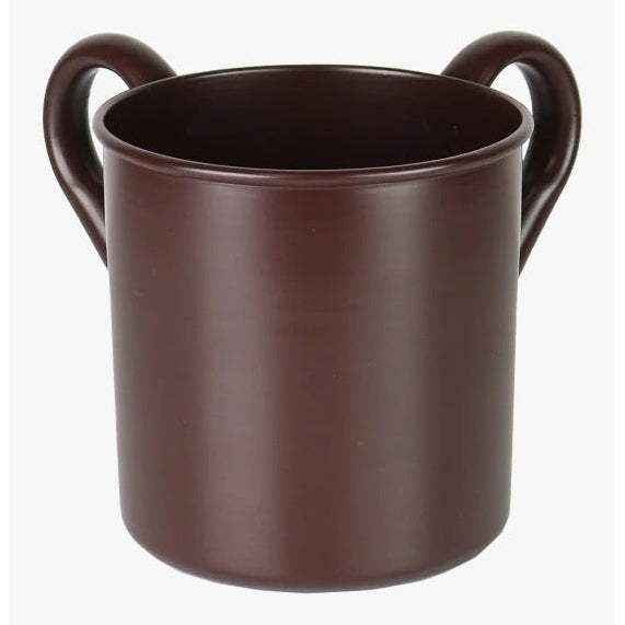 Washing Cup Chocolate Brown Powder Coated