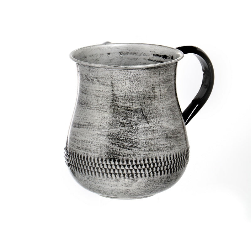 Washing Cup - Stainless Steel - Silver Antique