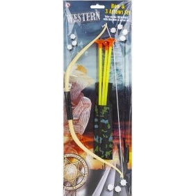 WESTERN BOW & 3 ARROWS SET