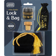 Wine Bottle Lock and Bag