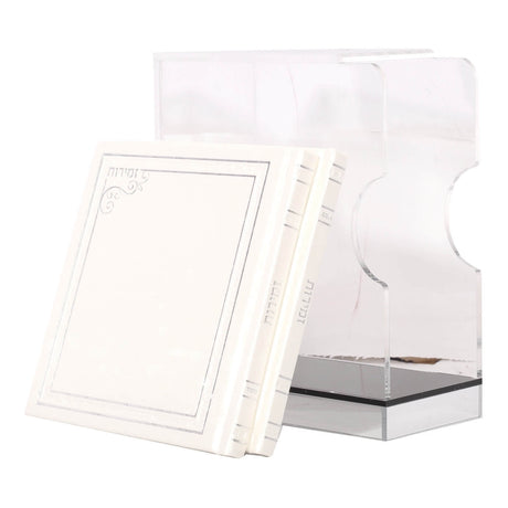 Zemiros Set - Lucite Box With White Benchers