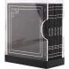 Zemiros Shabbos SET Square PU Booklet Black 5.5" x 5.5"